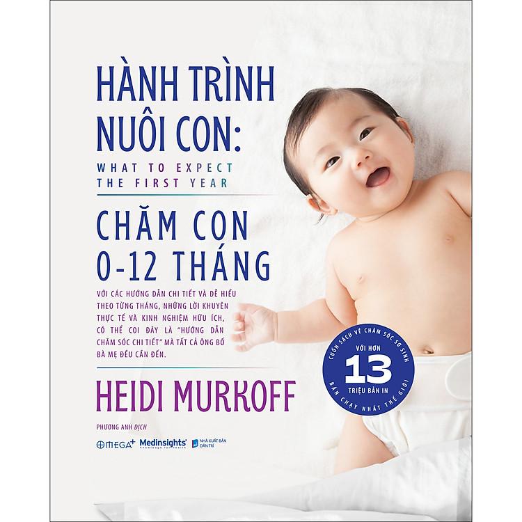 Sách hành trình nuôi con chăm con 0-12 tháng