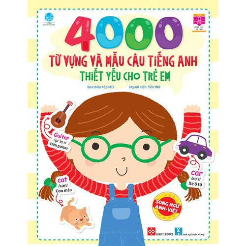 Ảnh bìa Sách 4000 từ vựng và mẫu câu tiếng anh thiết yếu cho trẻ em