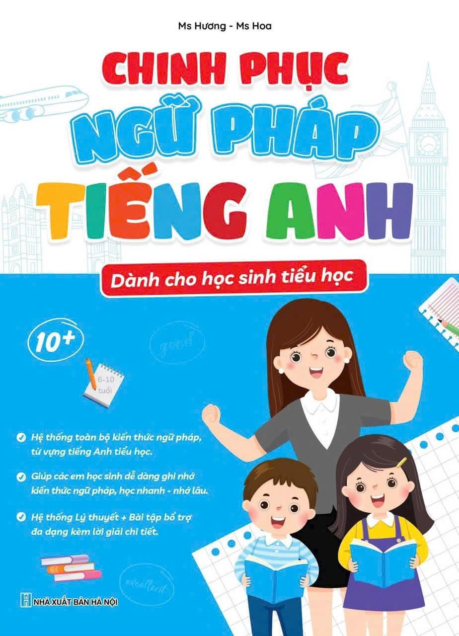 Ảnh bìa Sách Chinh phục ngữ pháp tiếng anh dành cho học sinh tiểu học