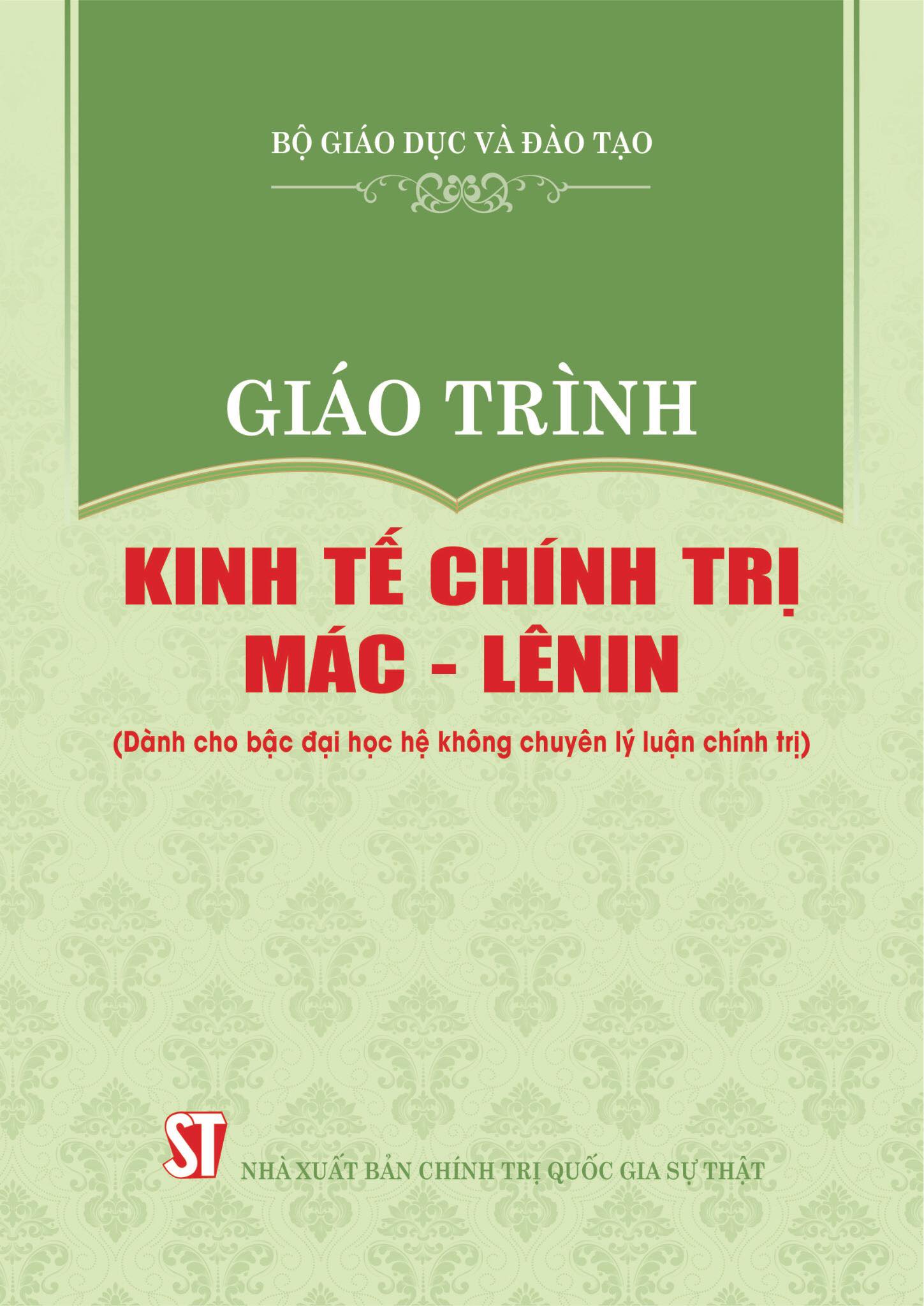 Ảnh bìa Sách Giáo trình kinh tế chính trị Mác - Lênin